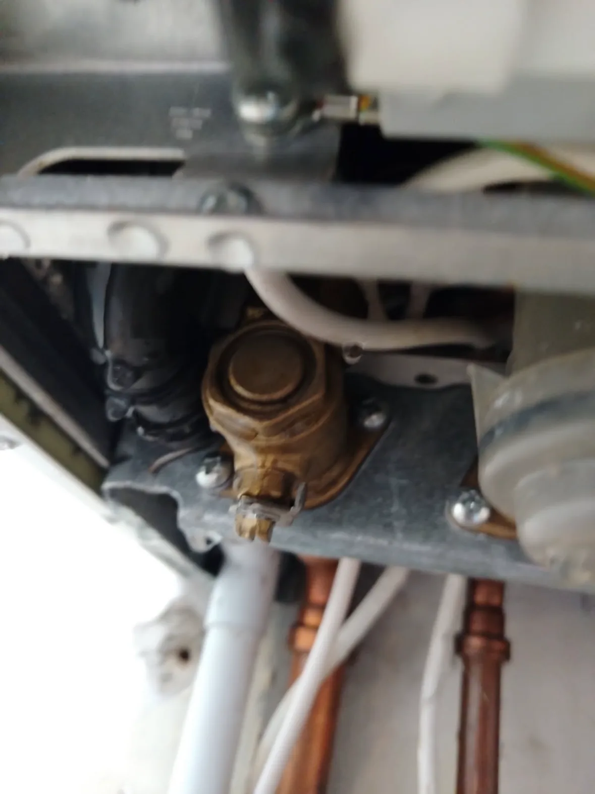 Boiler component check during a service by Chill Gas, Northern Ireland
