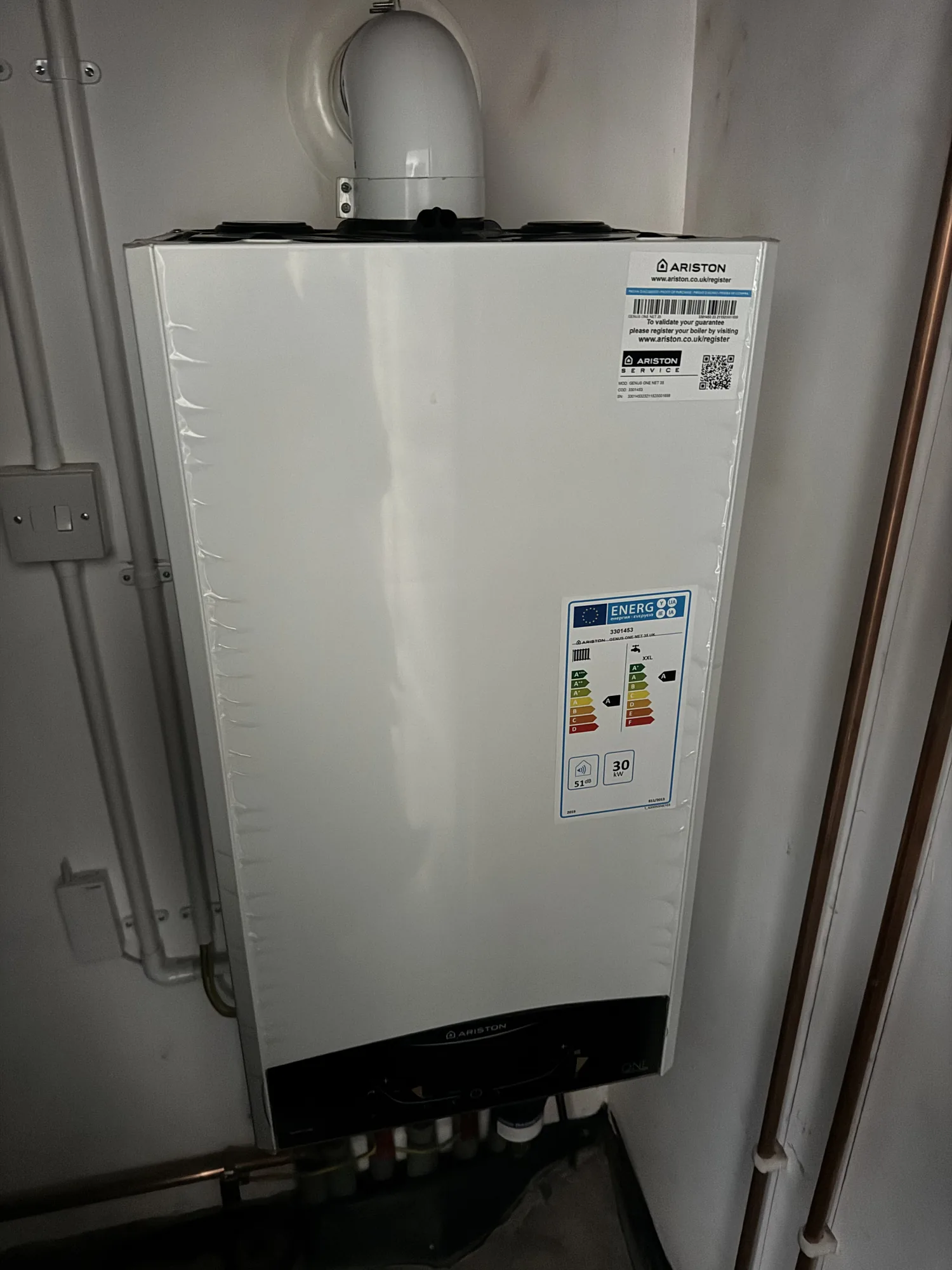 Boiler installation by Chill Gas Plumbing and Heating, Belfast