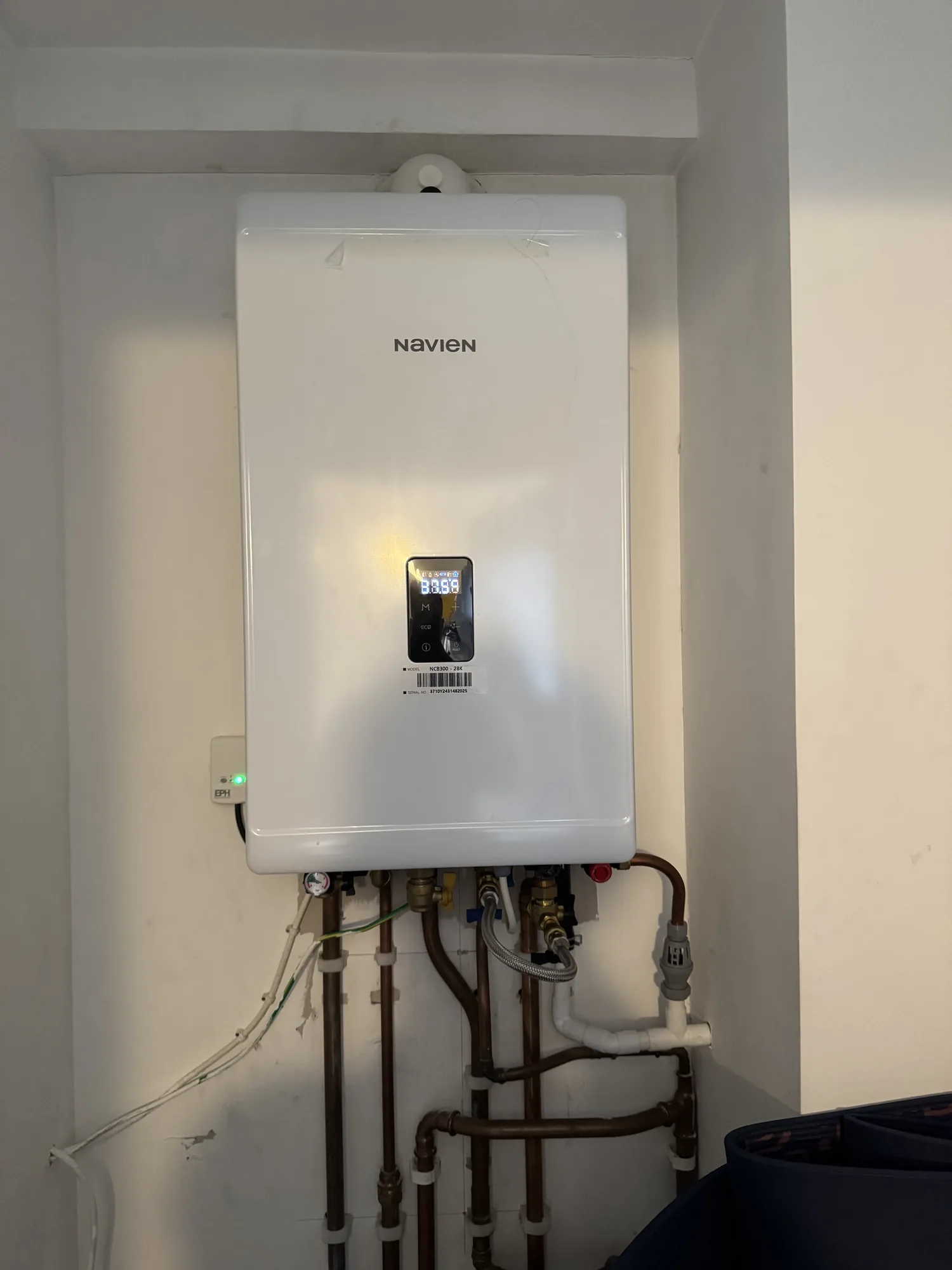 Completed boiler install by Chill Gas, Belfast